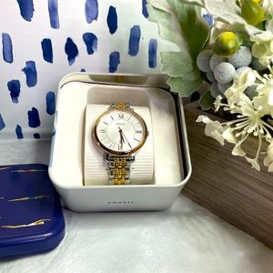 Women’s Fossil Two Tone Watch
